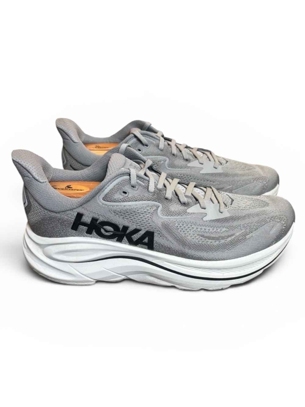 Hoka Clifton 10 Running Shoes Men’s 11 Galactic Grey/Asteroid Athletic Shoes